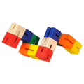 Puzzle Snodabile in Legno – Rompicapo Creativo con Elastico per Bambini