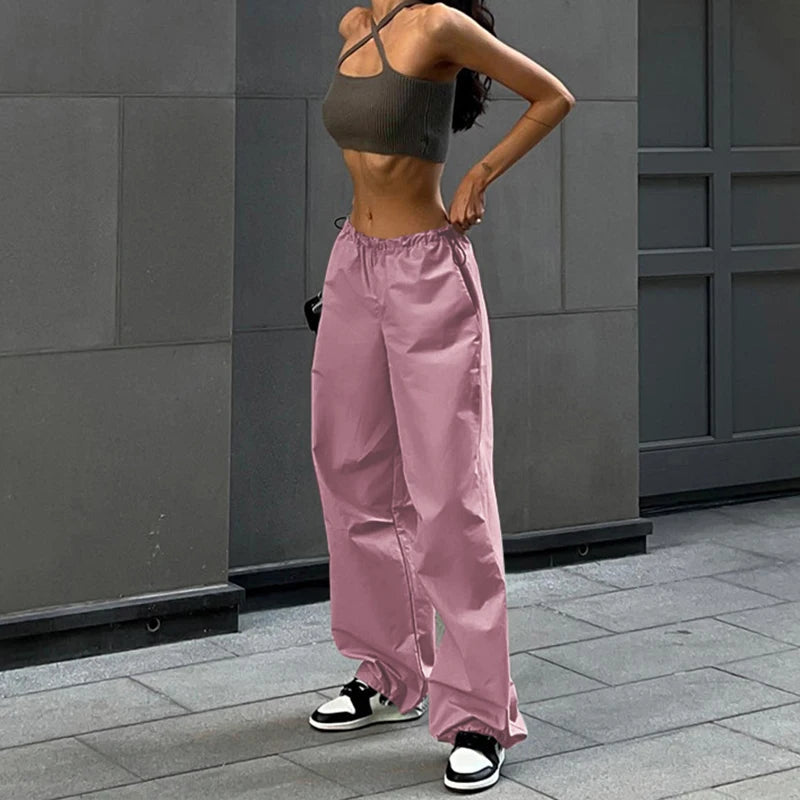 Pantaloni Cargo Y2K Donna – CDJLFH