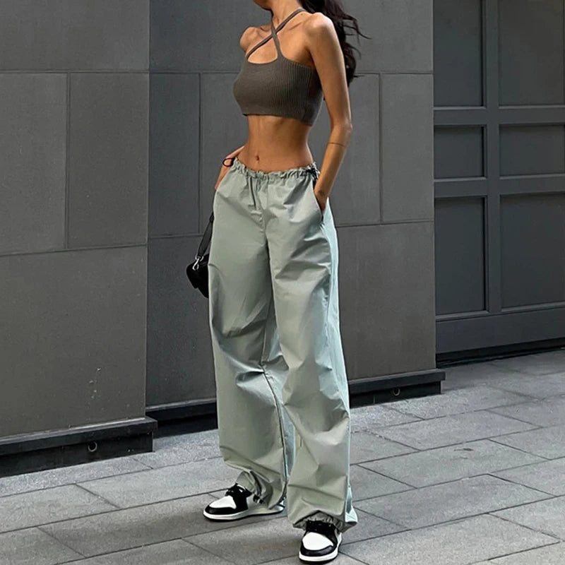 Pantaloni Cargo Y2K Donna – CDJLFH