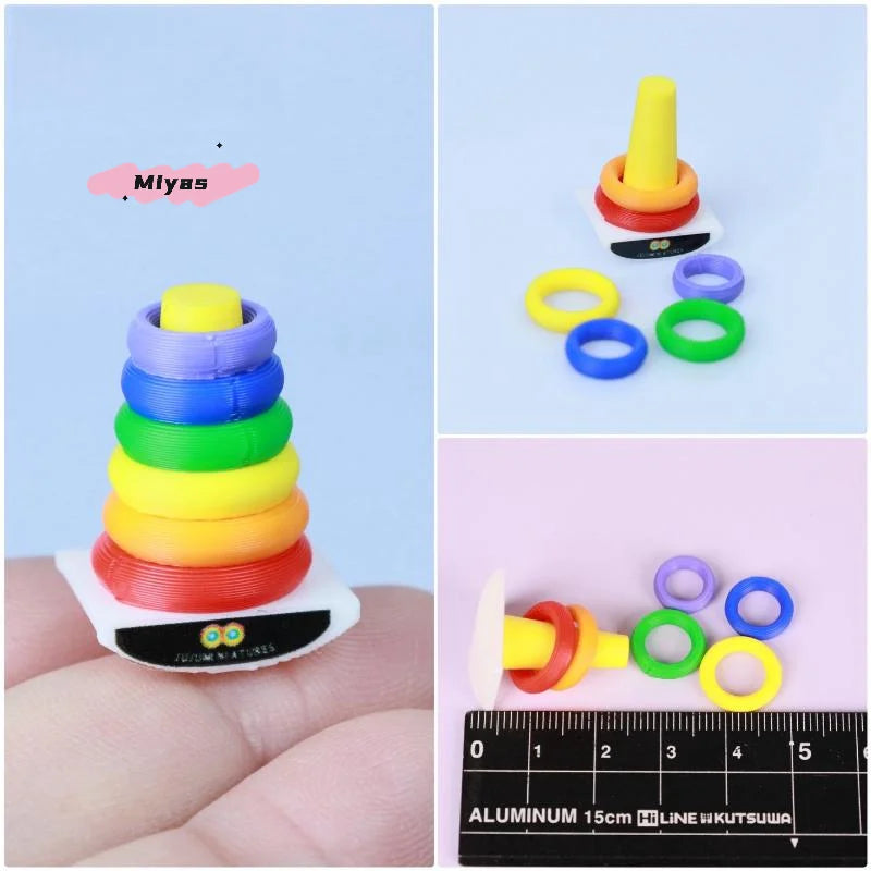Torre Arcobaleno Impilabile – Gioco Educativo per Neonati e Bambini | 2 Set