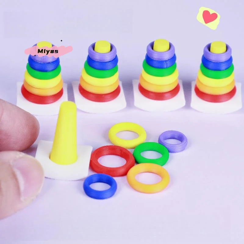 Torre Arcobaleno Impilabile – Gioco Educativo per Neonati e Bambini | 2 Set