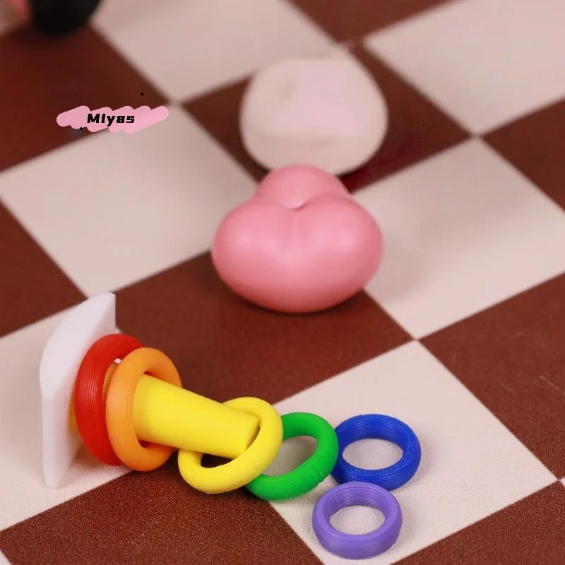 Torre Arcobaleno Impilabile – Gioco Educativo per Neonati e Bambini | 2 Set