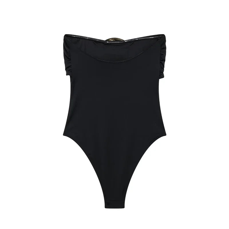 Bodysuit Spalla Scoperta Donna Slim – MUJER