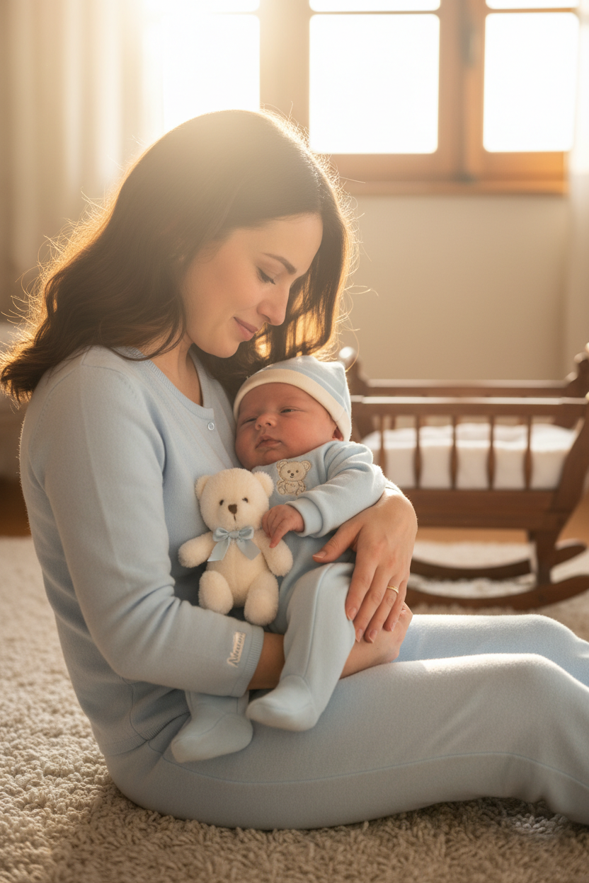 Body Azzurro Nanan – Mamma e Bimbo