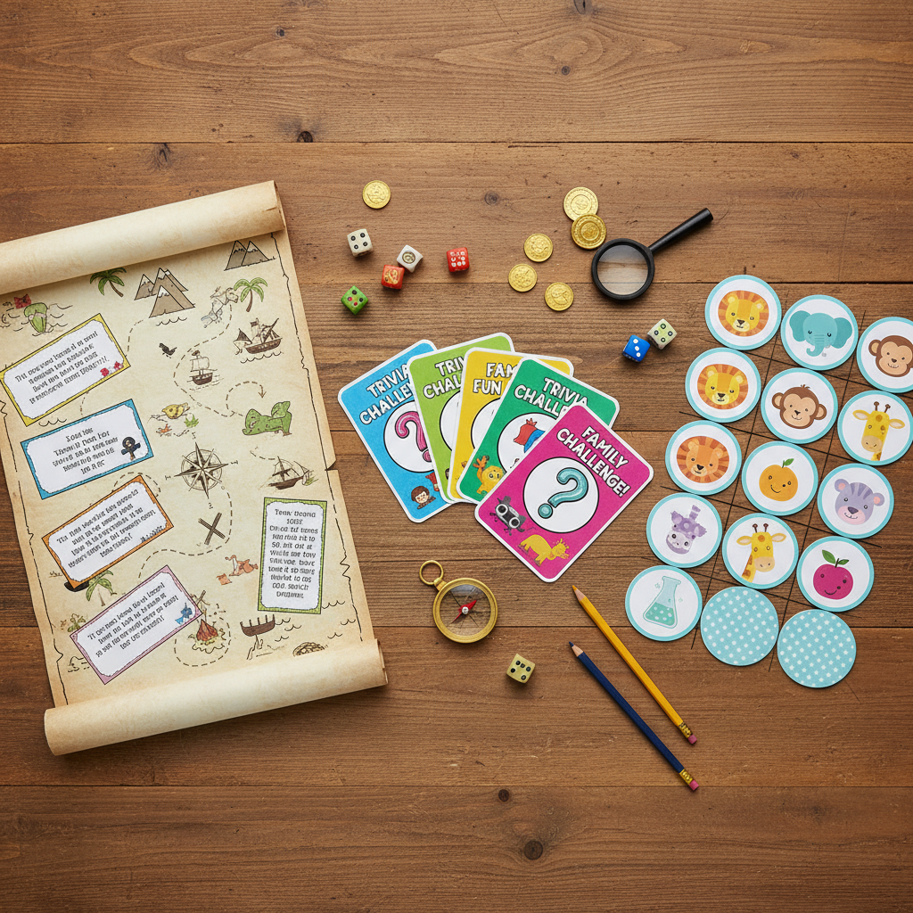 Bundle 3 giochi di famiglia - flat lay