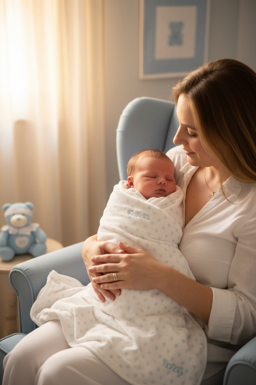 Mussola Azzurra Nanan – Lifestyle Mamma