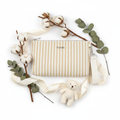 Pochette Beige Nanan – Flat Lay