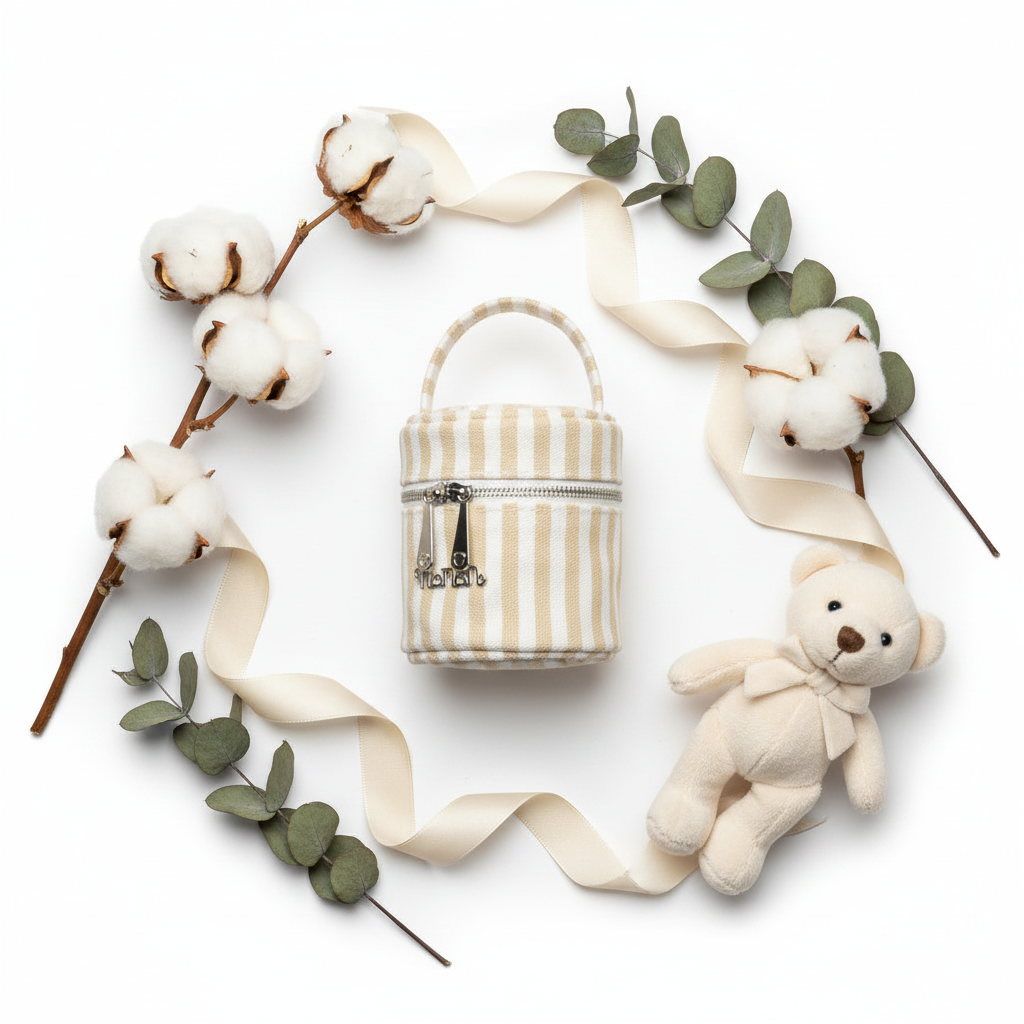 Portaciuccio Cilindrico Nanan – Flat Lay